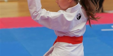 Powiększ grafikę: Zawodniczka podczas turnieju.