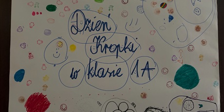 Powiększ grafikę: Plakat uczniów z klasy 1a.