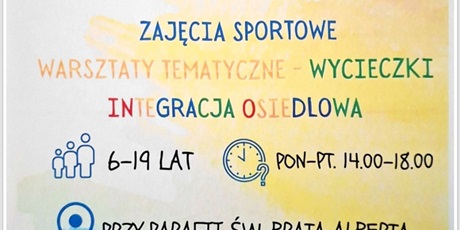 Placówka wsparcia dziennego - Klub dla dzieci i młodzieży 