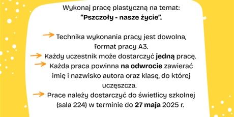"Pszczoły - nasze życie" - konkurs