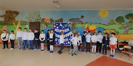 Powiększ grafikę: Występ uczniów klasy 3c.