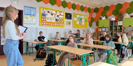Powiększ grafikę: Uczniowie kl.3a podczas warsztatów.