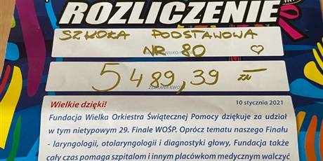 WOŚP - nasz wspólny SUKCES!